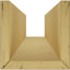 Poutre de plafond 3 côtés en faux bois Endurathane Rough Cedar (poutre en U)-96270173-105323832-105323841