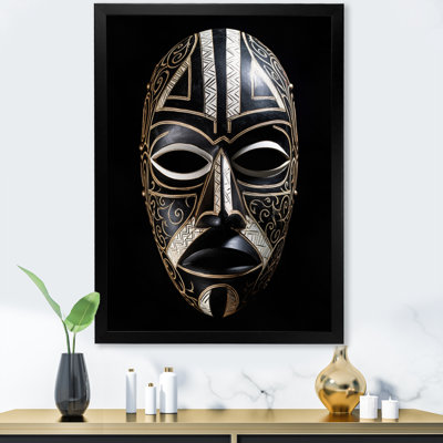 «Ethnical Traditional African Mask X», reproduction sur toile