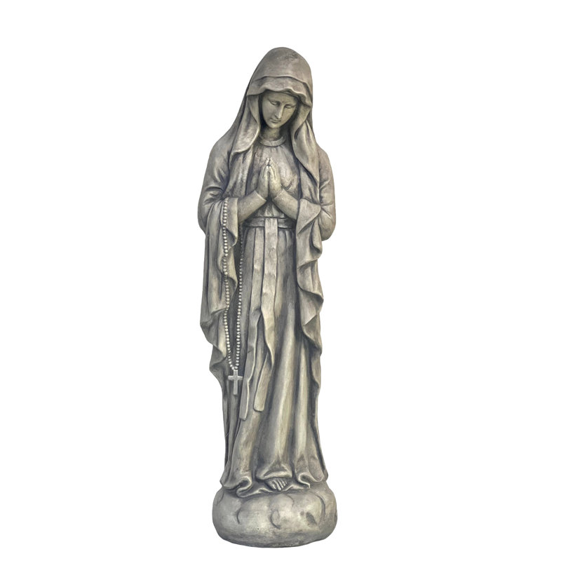 Statue extérieure 32 "en polyrésine vierge Marie