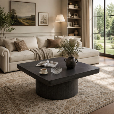 Table basse carrée 34,6 po pour le salon