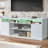 68" LED TV Stand for TVs up to 78", Modern Media Console Entertainment Center with Storage Cabinets & Adjustable Shelves-575500932