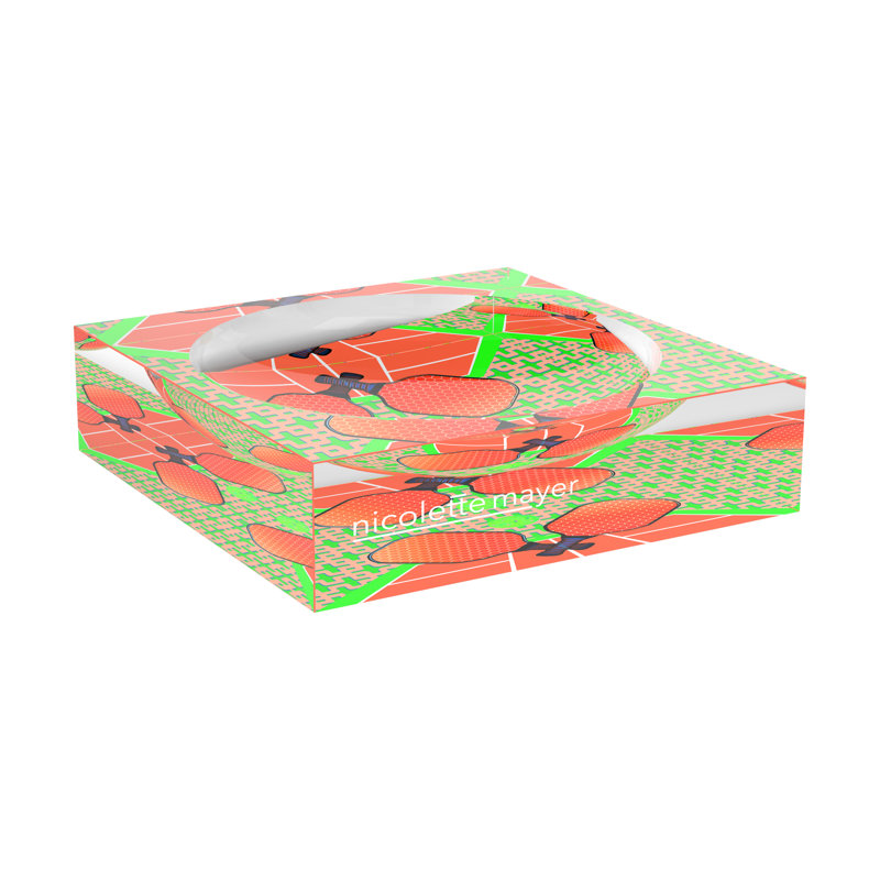 Decorative Tray, 6"W x 6"D x 2"H, Pam and Emma