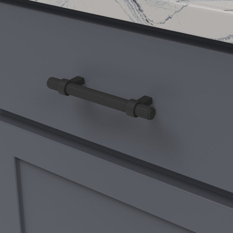 Sinclaire Bar / Handle Pull, Matte Black, 0.75, 3.75