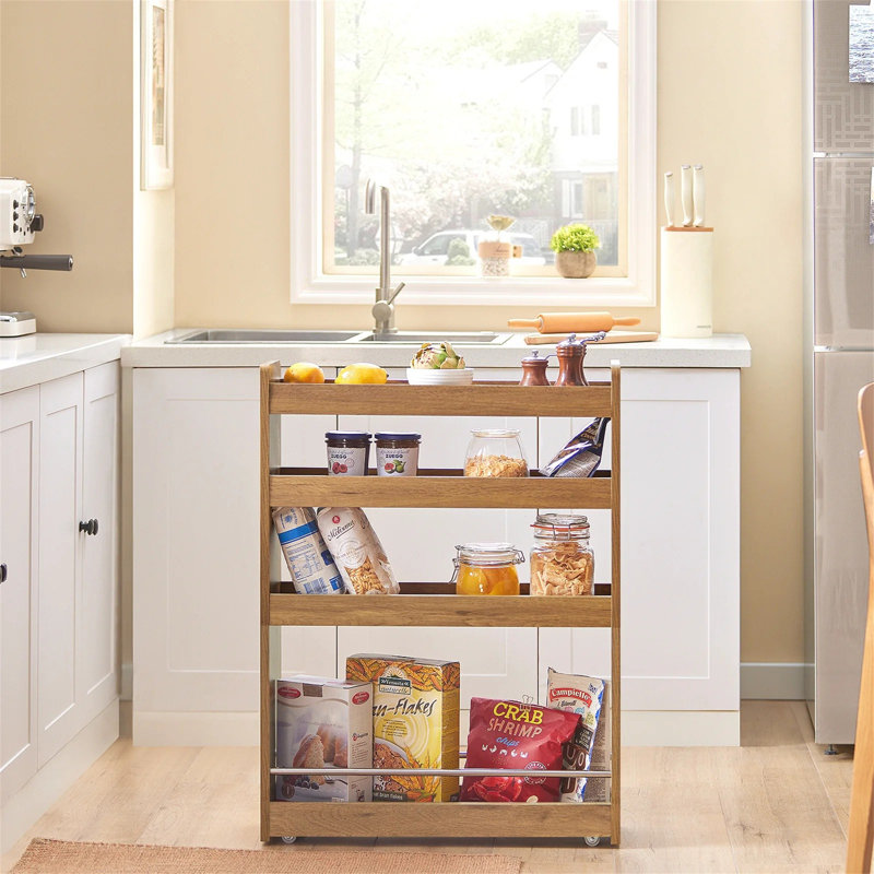 Wood Bar Cart
