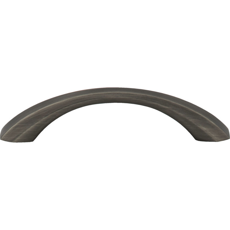 Wheeler Bar Pull, Brushed Pewter, 3 3/4"