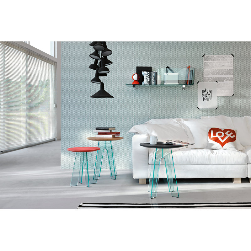 Bellino End Table, Anthracite, 55 cm H x 50 cm W x 50 cm D