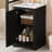 Bathroom Vanity with Ceramic Sink and Adjustable shelf