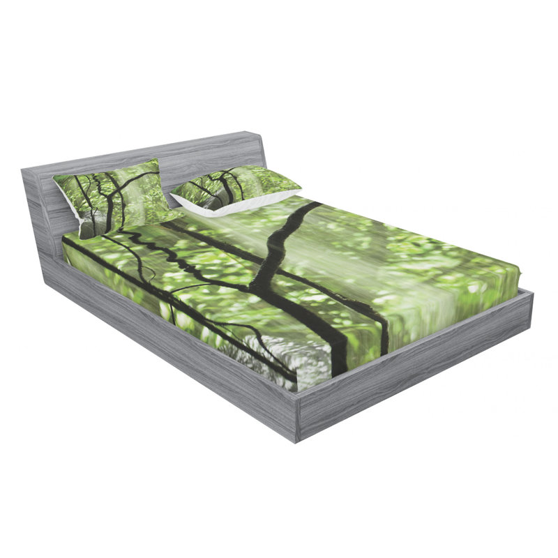 Microfiber Sheet Set, Full Sheet Set with Fitted Sheet