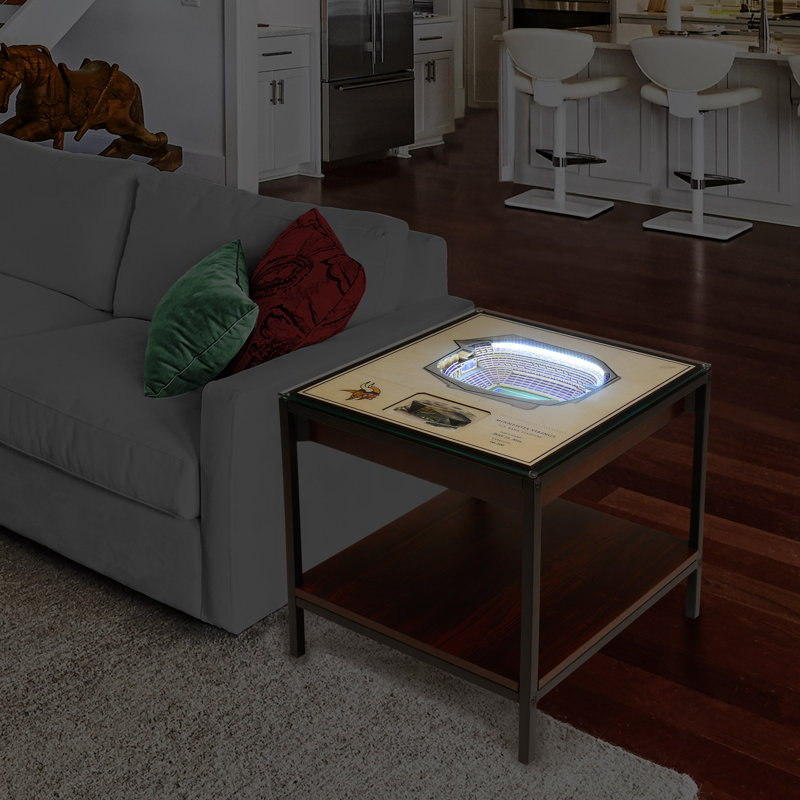 Husik NFL 25-Layer StadiumViews Lighted End Table, Minnesota Vikings