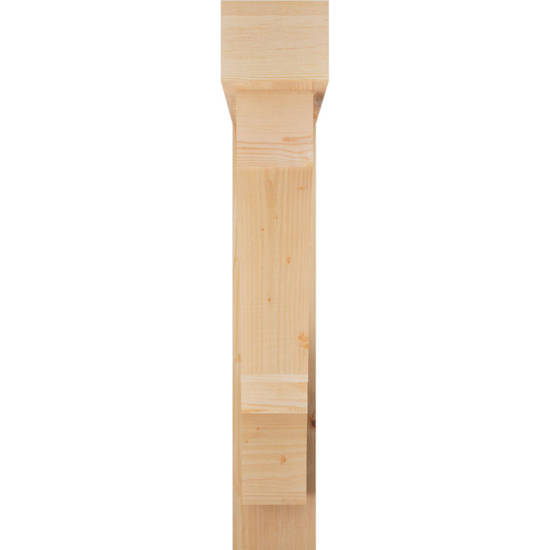 Support de bloc Balboa avec entretoise décalée, 48 x 42, Sapin Douglas de l 8 po (scié brut)