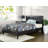 Amirjon Vegan Leather Platform Bed-1191585737