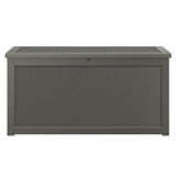 LHBcraft 67.71'' W 260 Gallons Water Resistant Resin Lockable Deck Box