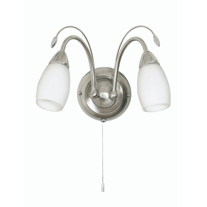 Bradwood Armed Sconce, Antique Chrome