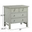 Georgina 4-Drawer Storage Nightstand - Antique Grey-629878108
