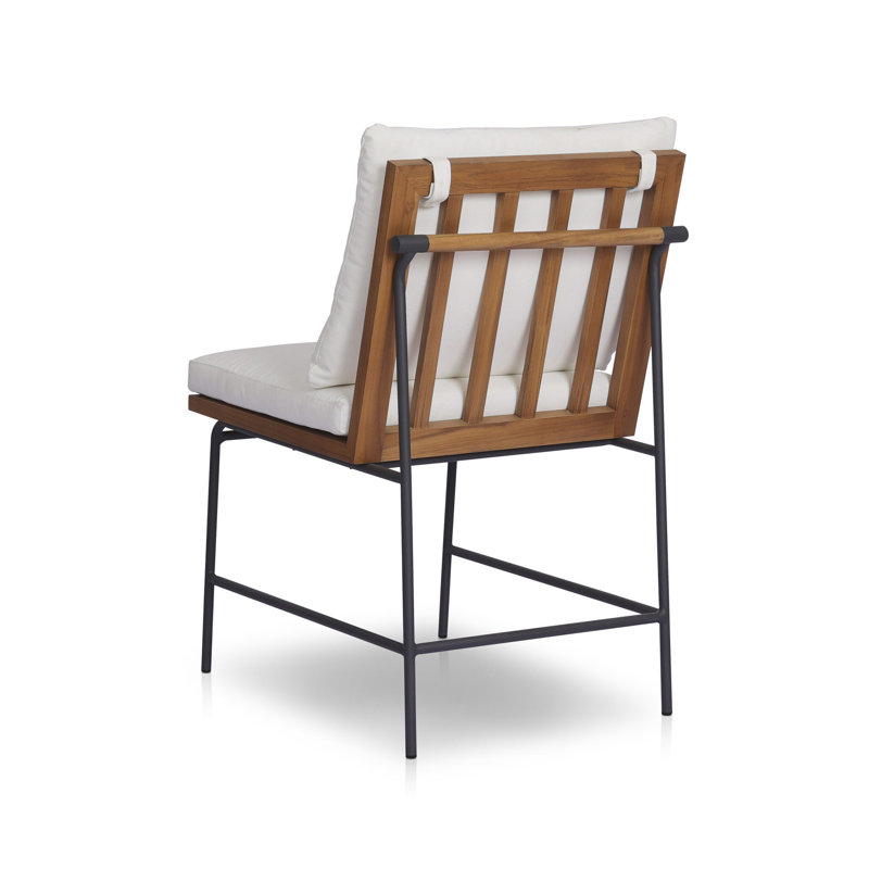 Nabi Outdoor Dining Side Chair, Medium Brown