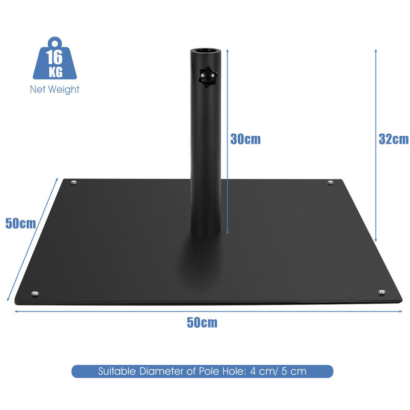 16kg Steel Umbrella Base