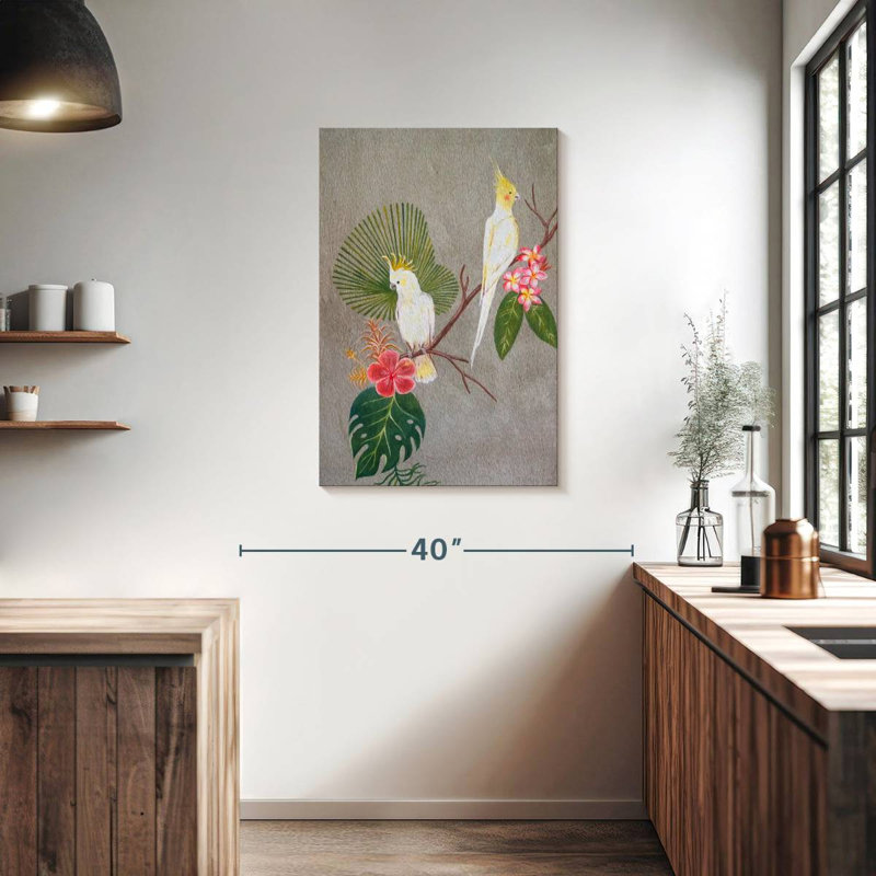 Brampt Cockatoo, 36" H x 24" W