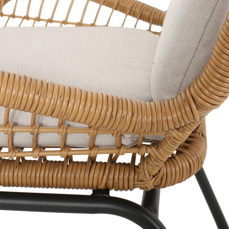 Cour arrière - Structure en fer et plastique pour le confort des fauteuils inclinables ouverts espaces de détente modernes