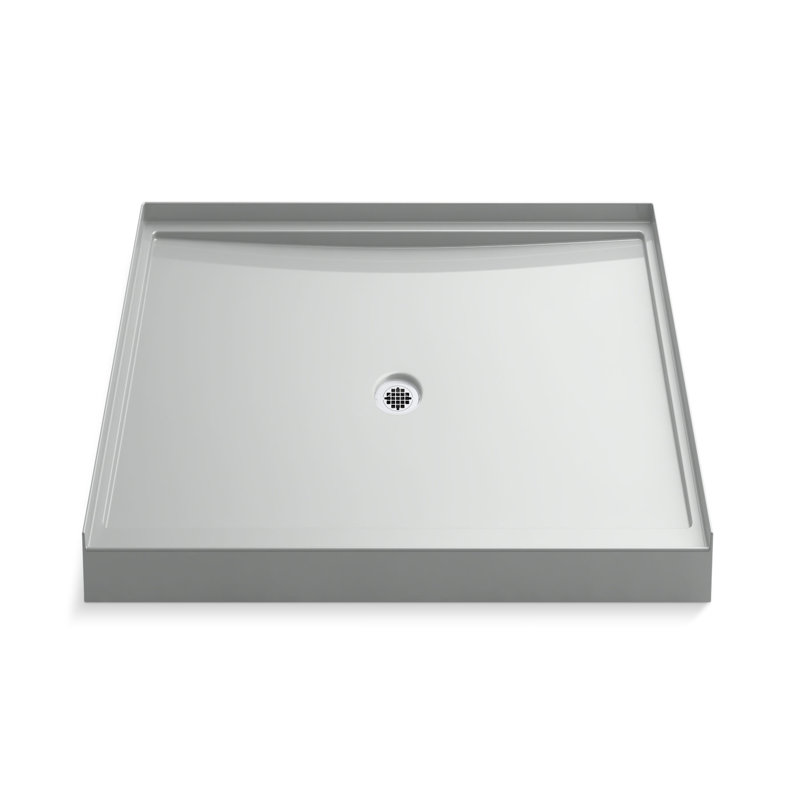 Rely 60" W X 42" D Single Threshold Shower Base with Center Drain