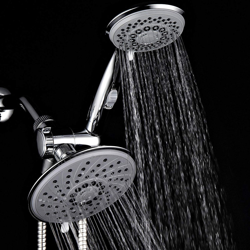 Full/Standard and Massage/Jet Dual Shower Head 2.5 GPM