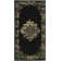 Burnie Oriental Black/Cream Area Rug
