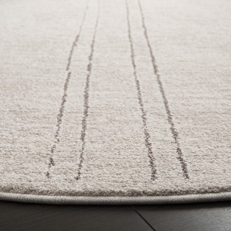 Tapis à performance abstraite Northport 412, Rond 6 pi 7 po