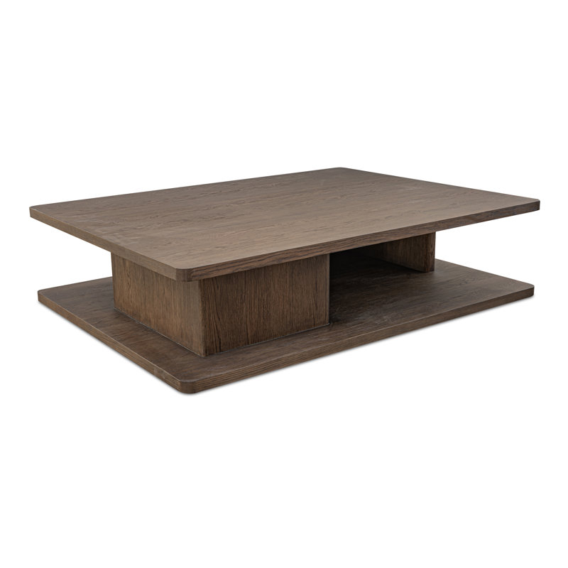 Casey Small Coffee Table Dark Brown, Dark Brown, 16" H x 64" L x 48" W