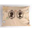 Ambesonne Pale Pink Pillow Sham 2 Pack Married Couple Retro 26"x20" Pale Pink Dark Brown-100154259