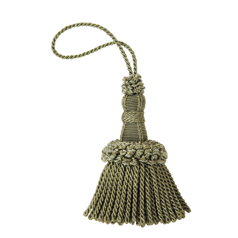 Fabric 9cm Curtain Hardware Accessory, Green