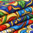 Mexican ceramic tile pattern linen table flag dinner table decoration dressing table scarf