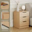 Tasheeka 3 Drawer Bedside Chest Modern Bedroom Nightstand Set Of 2-755373504