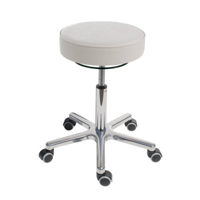 Kephart Adjustable Height Ergonomic Industrial Stool Lab Stool with Removable Casters/Wheels