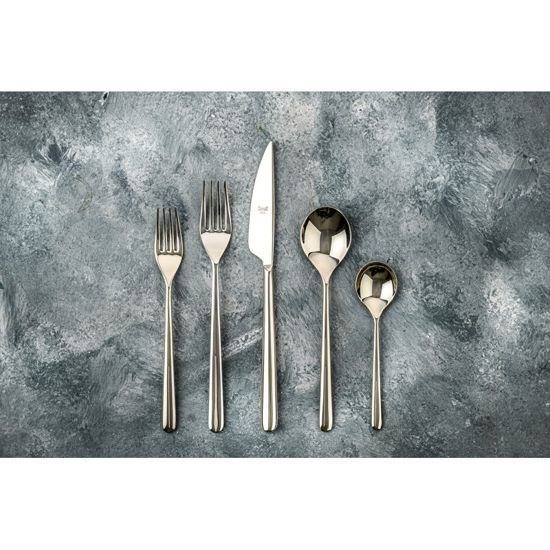 Ensemble de couverts Linea - 43 pièces - Champagne, Champagne