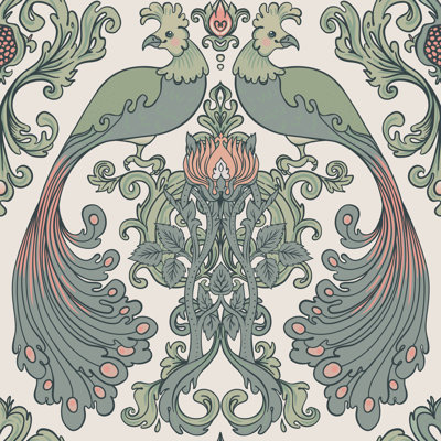 Bhavina Arts And Crafts Movement - Wrapped Canvas Print