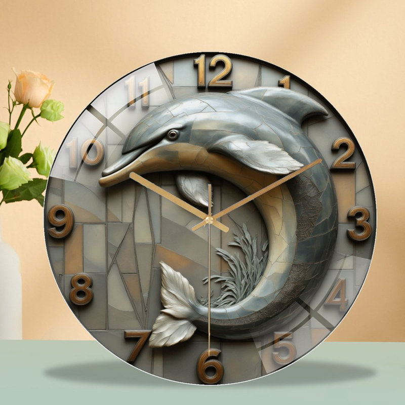 Horloge murale élégante 12 po