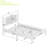 Wooden Platform Underbed Storage Bed with Natural Rattan Headboard, Minimalist Design, No Box Spring Needed-323178068-323178070