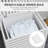 Lid Laundry Basket With Removable Inner Pouch, 19.75x14.25x23.5 Inches, White, Space For Organized Items Hamper Detachable Liner, Clothes Storage