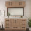 Meuble-lavabo autoportant de 60 po avec lavabo simple en acrylique renforcé Victoria-100853526