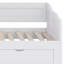 Lit de jour avec lit gigogne et deux tiroirs de rangement, lit de jour extensible-979726744