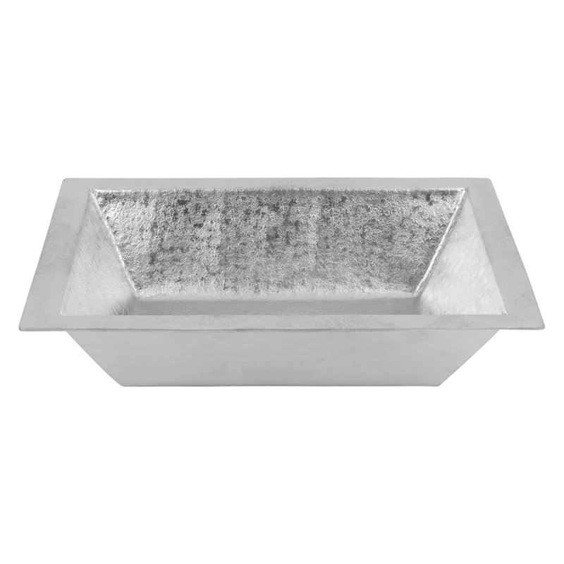 Terra Firma 17'' L Bathroom Sink, Nickel