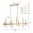 Trivon 8 - Light Dimmable Linear Kitchen Island Chandelier-1401182134