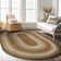 Bryiana Farmhouse Braided Jute Green Area Rug