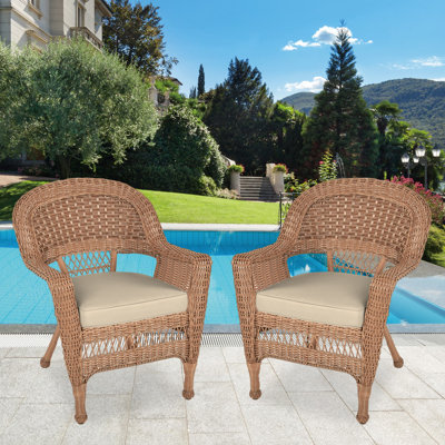 Burrowes Patio Chair with Cushions SET