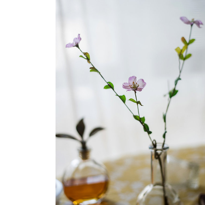 Tige de gaura en soie, 1 tige, Rose