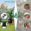 Support roulant à roulettes verrouillables pour pots, support pour plante à 6 roues (ensemble de 2)-80394004