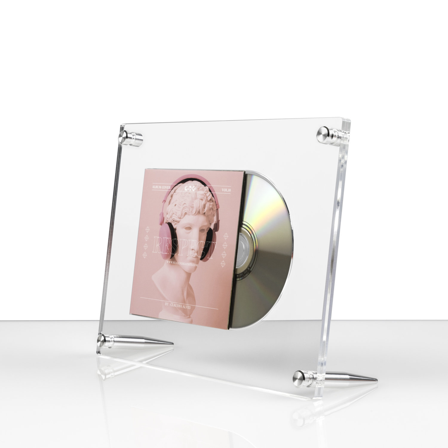 CD Tabletop 8" x 10" Picture Frame, Silver