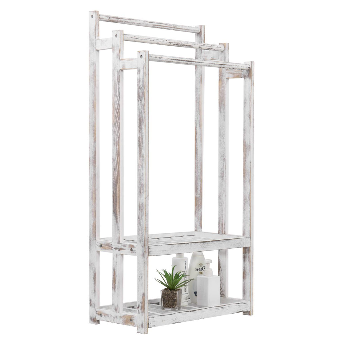 3 Tier Solid Wood Blanket Quilt Rack Gracie Oaks