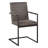 Berkine Upholstered Armchair with Ribbed Back-1293435275