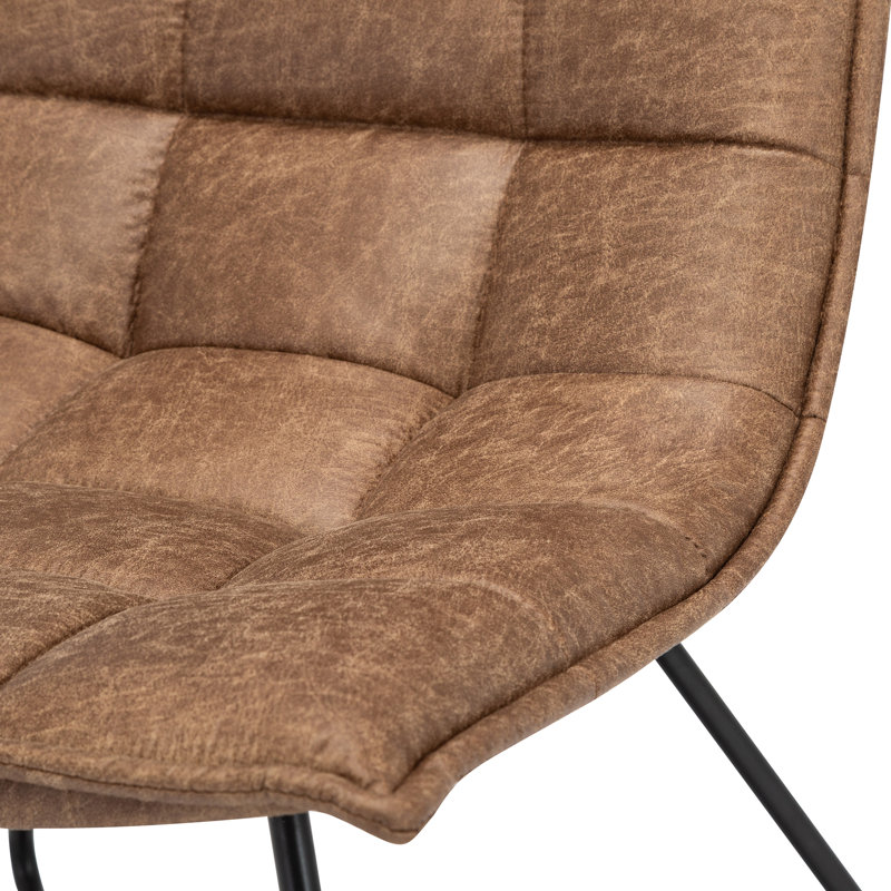 Fauteuil de chambre Abigail, Caramel