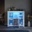 90*35*83cm, Sideboard with LED mood light strip-401764860